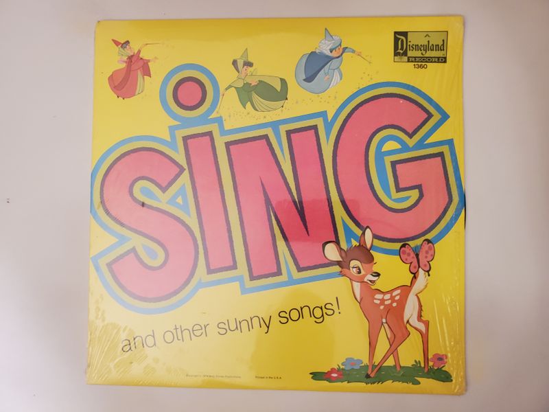 Disneyland Records Sing and Other Sunny Songs! vinyl record